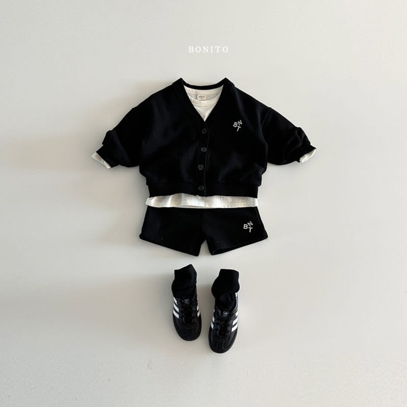 Bonito - Korean Baby Fashion - #onlinebabyshop - BNT Cardigan Shorts Top Bottom Set - 10