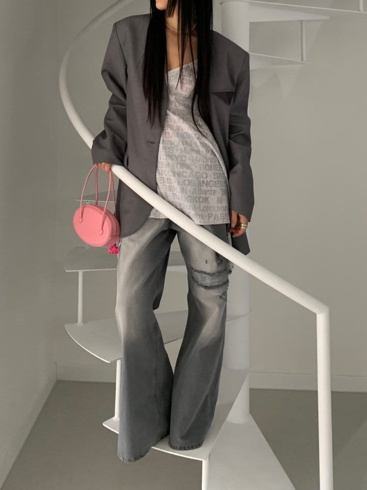 Bricklane - Korean Women Fashion - #womensfashion - Plus Vintage Black Denim Pants - 6