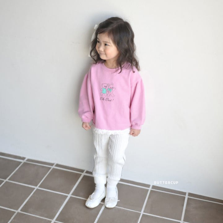 Buttercup - Korean Children Fashion - #childofig - Owe Lace Sweatshirt - 6