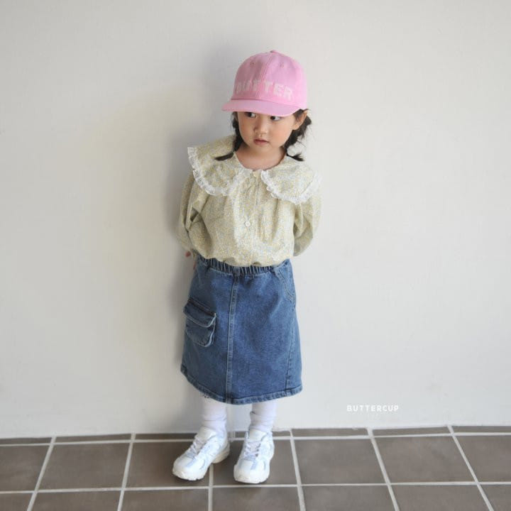 Buttercup - Korean Children Fashion - #childofig - Long Denim Skirt - 5