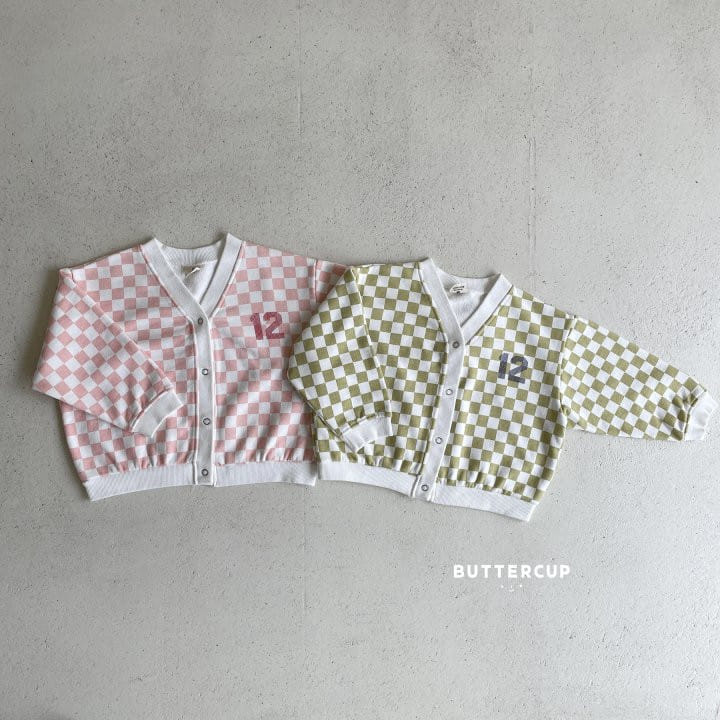 Buttercup - Korean Children Fashion - #childofig - Chess Snap Cardigan