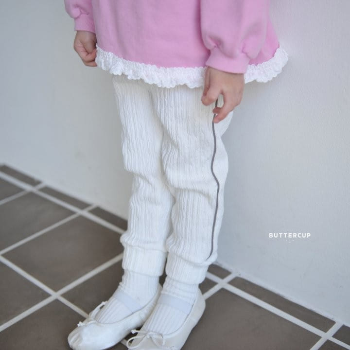 Buttercup - Korean Children Fashion - #childofig - Butter Bbing Line Jogger Pants - 8