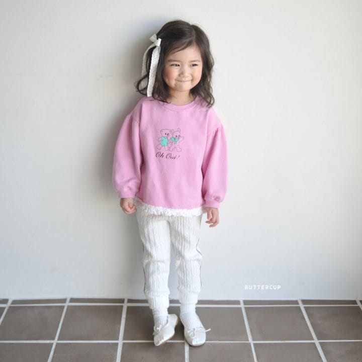 Buttercup - Korean Children Fashion - #childrensboutique - Owe Lace Sweatshirt - 7