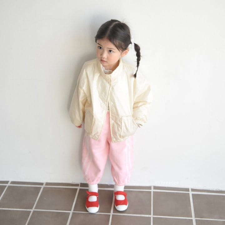 Buttercup - Korean Children Fashion - #childrensboutique - Lace Line Jogger Pants - 9