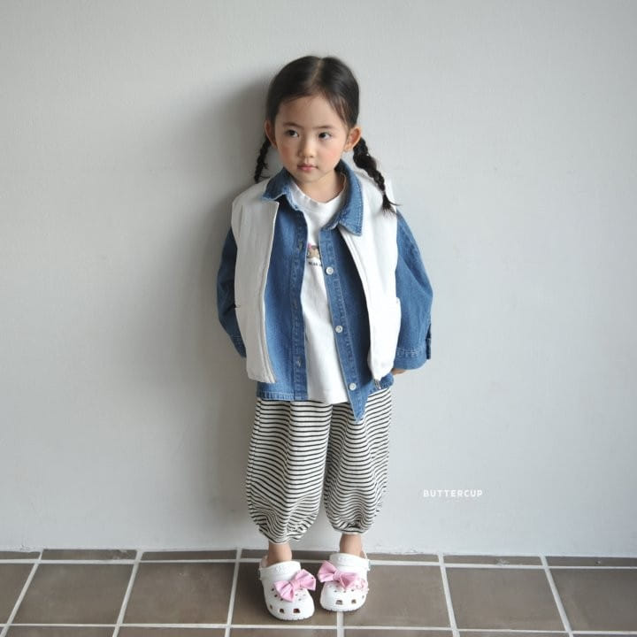 Buttercup - Korean Children Fashion - #childrensboutique - Round Denim Shirt Jacket - 8