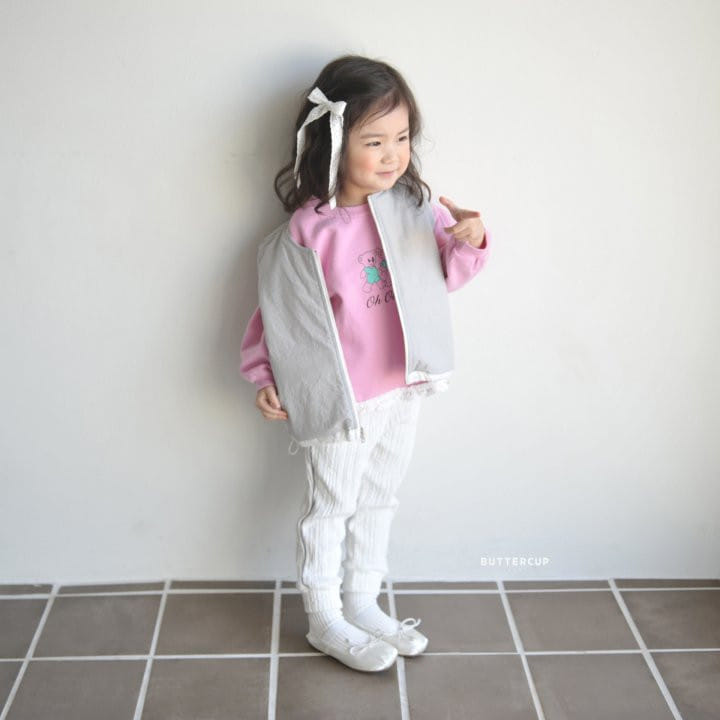 Buttercup - Korean Children Fashion - #designkidswear - Owe Lace Sweatshirt - 8