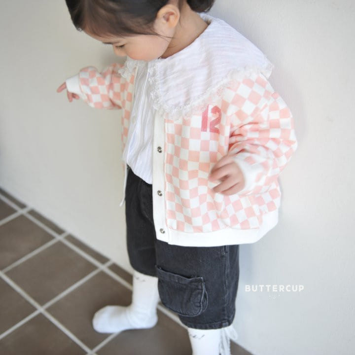 Buttercup - Korean Children Fashion - #designkidswear - Chess Snap Cardigan - 3