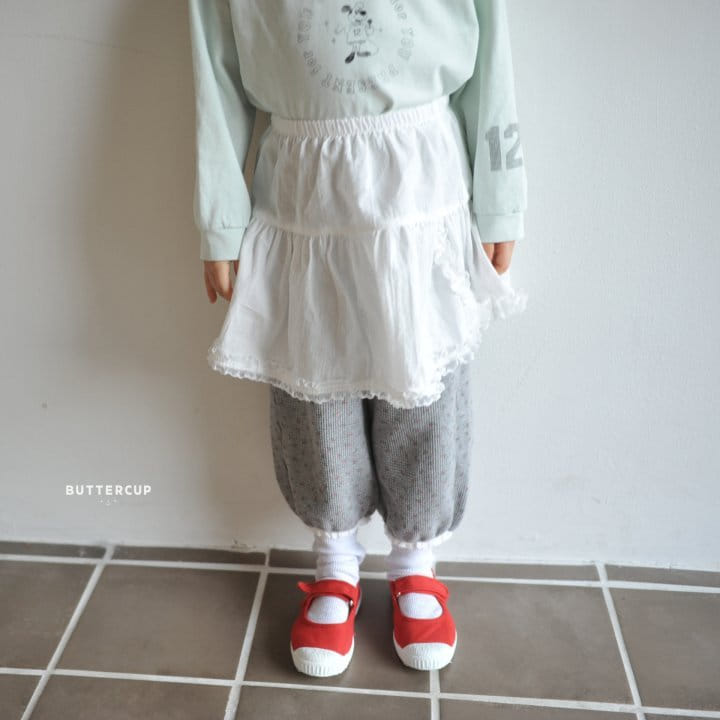 Buttercup - Korean Children Fashion - #designkidswear - Waffle Mini Flower Pants - 3