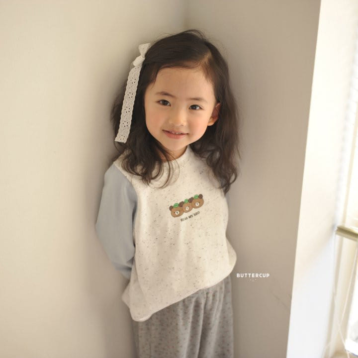 Buttercup - Korean Children Fashion - #fashionkids - Three Bear Color Tee - 11