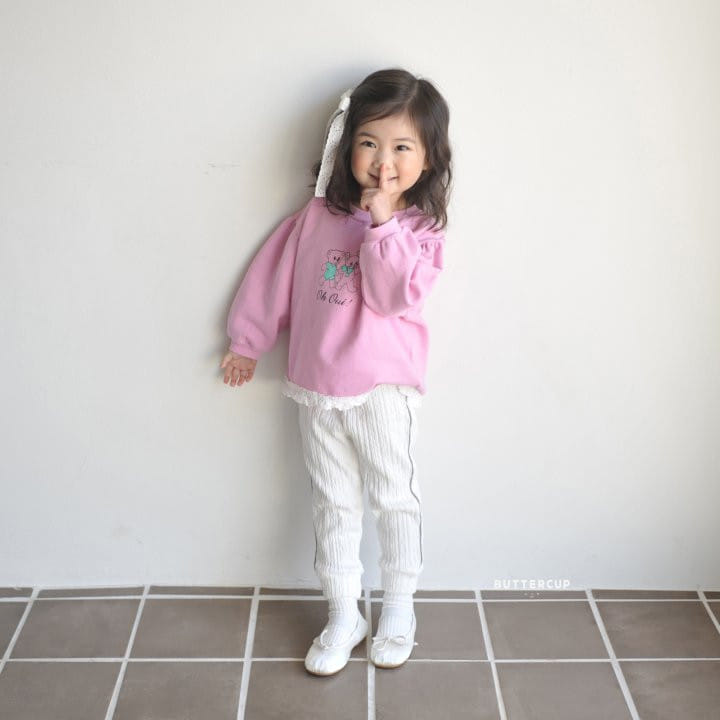Buttercup - Korean Children Fashion - #fashionkids - Owe Lace Sweatshirt - 10