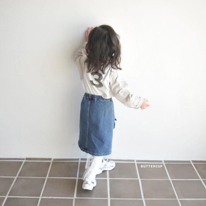 Buttercup - Korean Children Fashion - #kidsshorts - Long Denim Skirt - 10