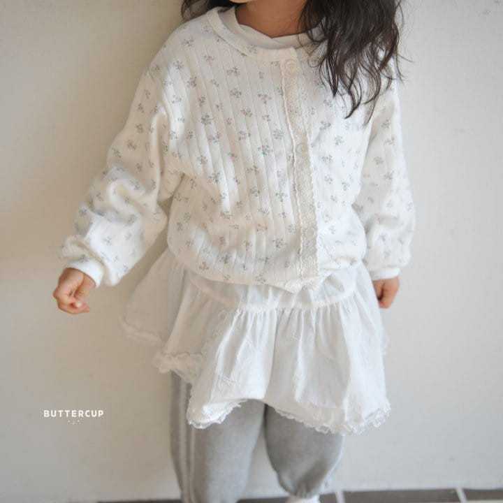 Buttercup - Korean Children Fashion - #kidsshorts - Eyelet Flower Cardigan - 7