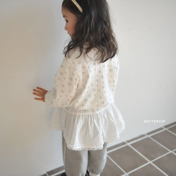 Buttercup - Korean Children Fashion - #littlefashionista - Eyelet Flower Cardigan - 11
