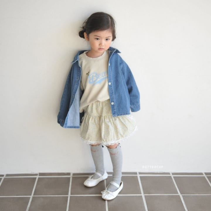 Buttercup - Korean Children Fashion - #littlefashionista - Round Denim Shirt Jacket - 2