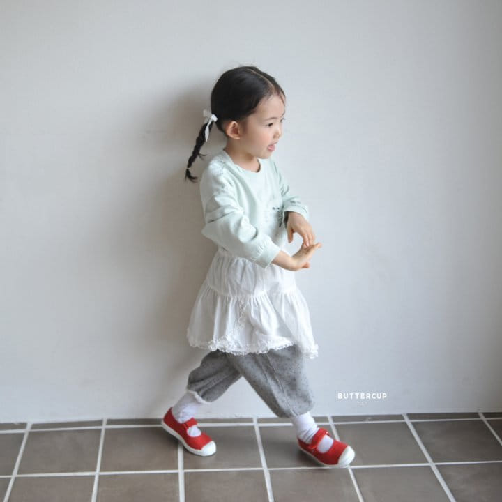 Buttercup - Korean Children Fashion - #littlefashionista - Waffle Mini Flower Pants - 10
