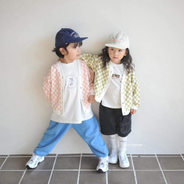 Buttercup - Korean Children Fashion - #magicofchildhood - Chess Snap Cardigan - 11