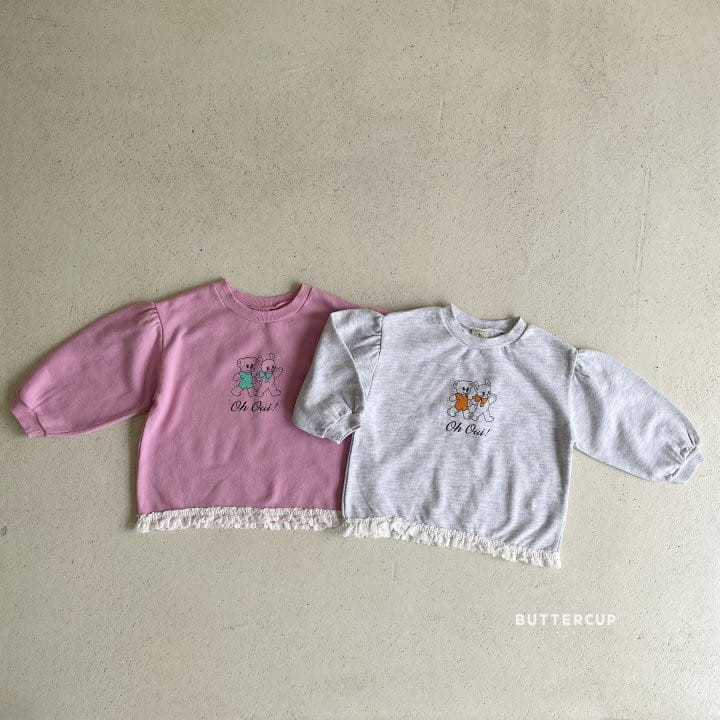 Buttercup - Korean Children Fashion - #minifashionista - Owe Lace Sweatshirt