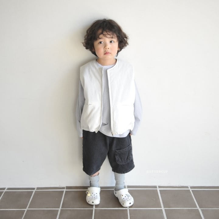 Buttercup - Korean Children Fashion - #minifashionista - Black Denim Pants - 6