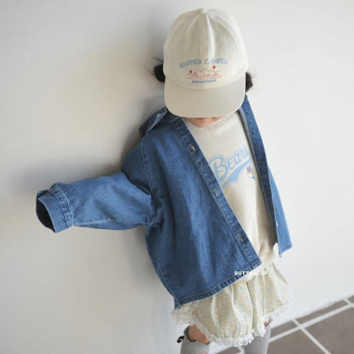 Buttercup - Korean Children Fashion - #prettylittlegirls - Round Denim Shirt Jacket - 5