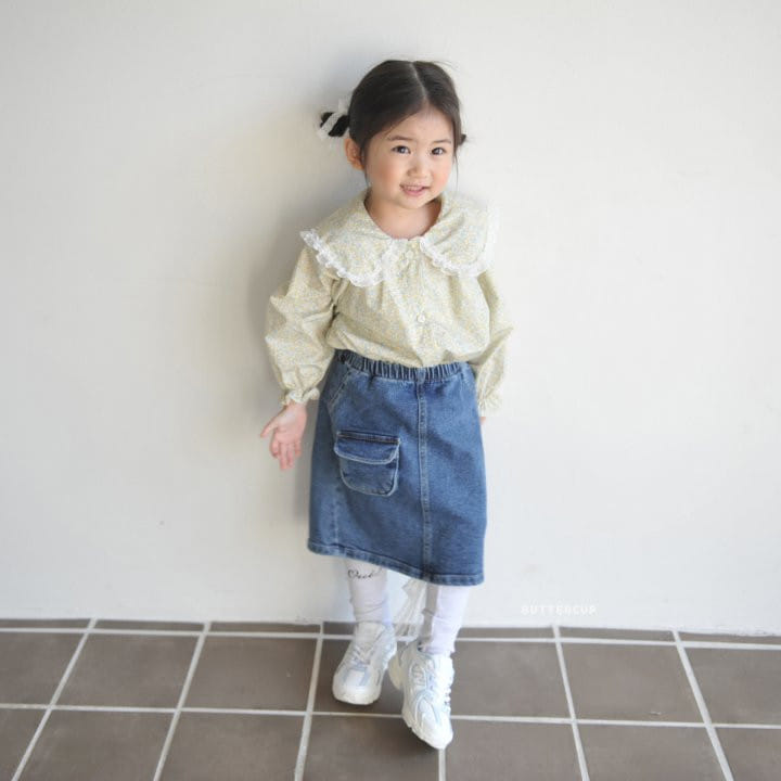 Buttercup - Korean Children Fashion - #toddlerclothing - Long Denim Skirt - 3