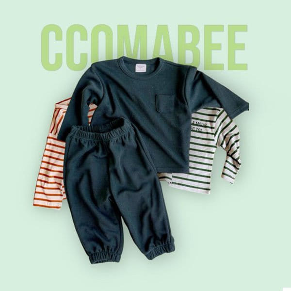 Ccomabee - Korean Children Fashion - #littlefashionista - Ivy Top Bottom Set