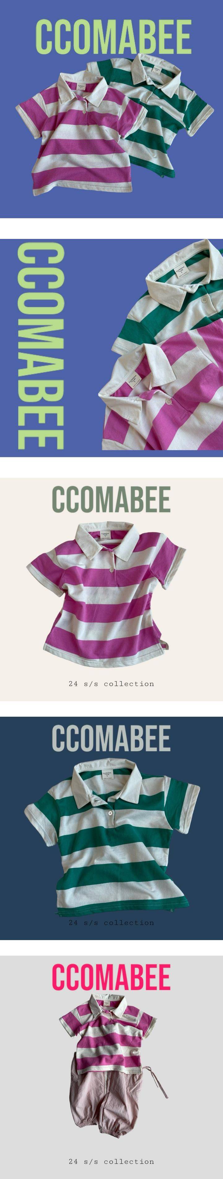 Ccomabee - Korean Children Fashion - #minifashionista - Ciel Collar Tee - 2