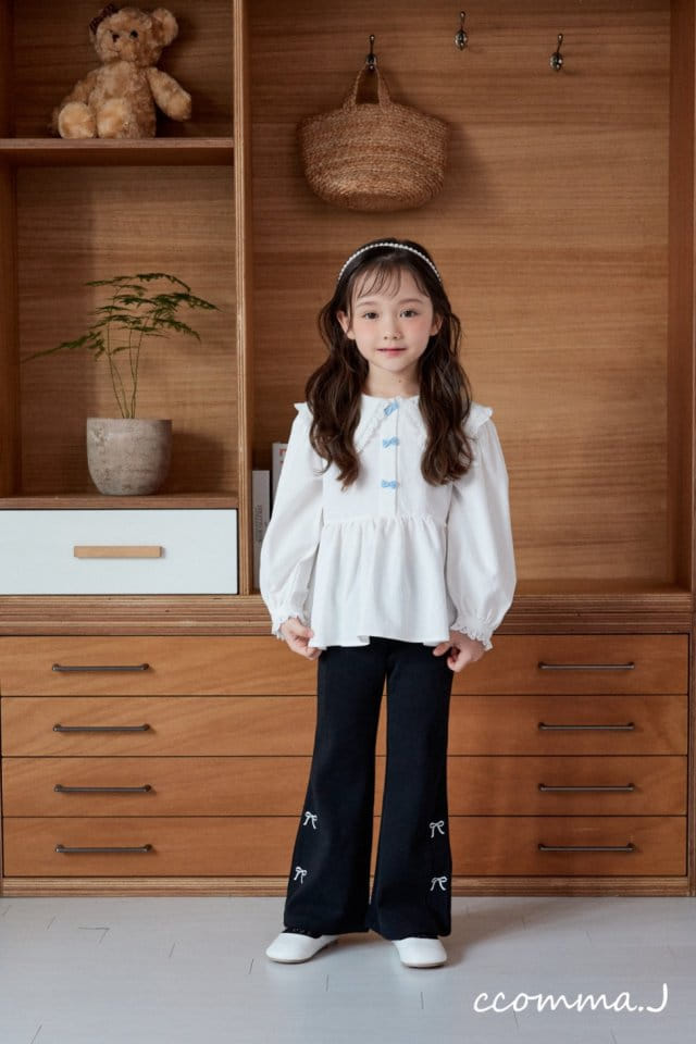 Ccommaj - Korean Children Fashion - #childofig - Ribbon Point Boots Cut 
