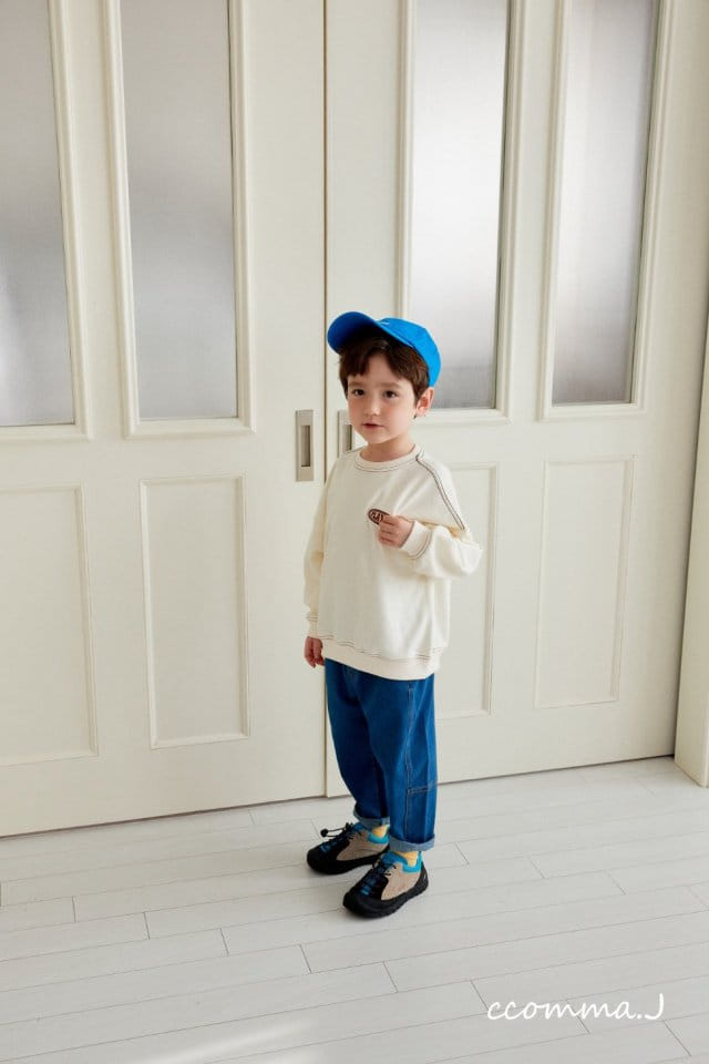 Ccommaj - Korean Children Fashion - #childofig - Billoiant Baggy Denim Pants - 3