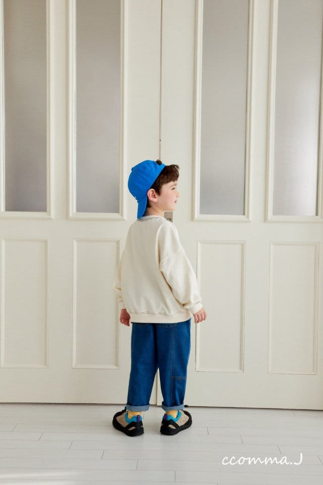Ccommaj - Korean Children Fashion - #childofig - Billoiant Baggy Denim Pants - 4