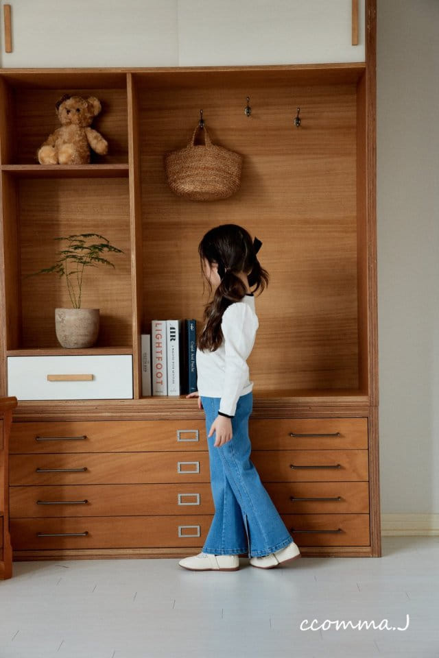 Ccommaj - Korean Children Fashion - #discoveringself - Scarlet Denim Pants - 5
