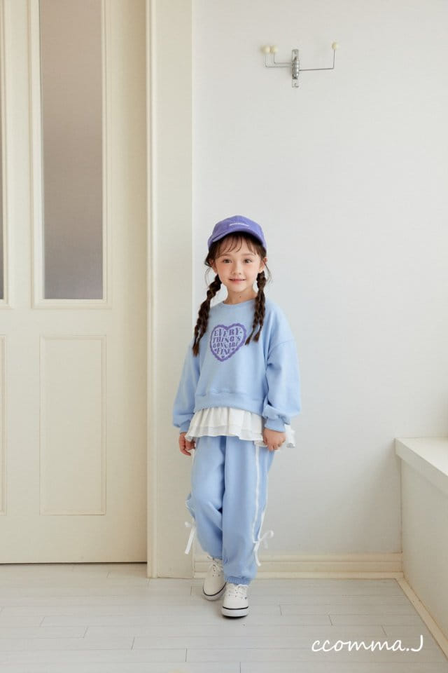 Ccommaj - Korean Children Fashion - #kidzfashiontrend - Ribbon Jogger Pants