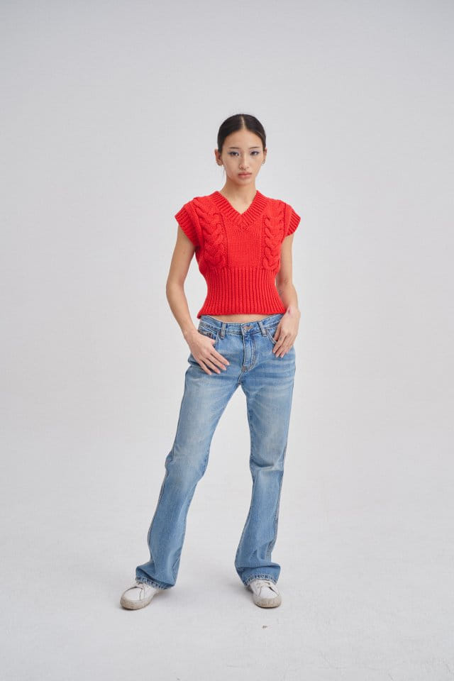 Charlotte - Korean Women Fashion - #momslook - Knit Vest - 2