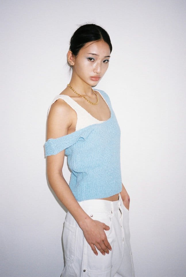 Charlotte - Korean Women Fashion - #momslook - Sleeveless Knit - 2