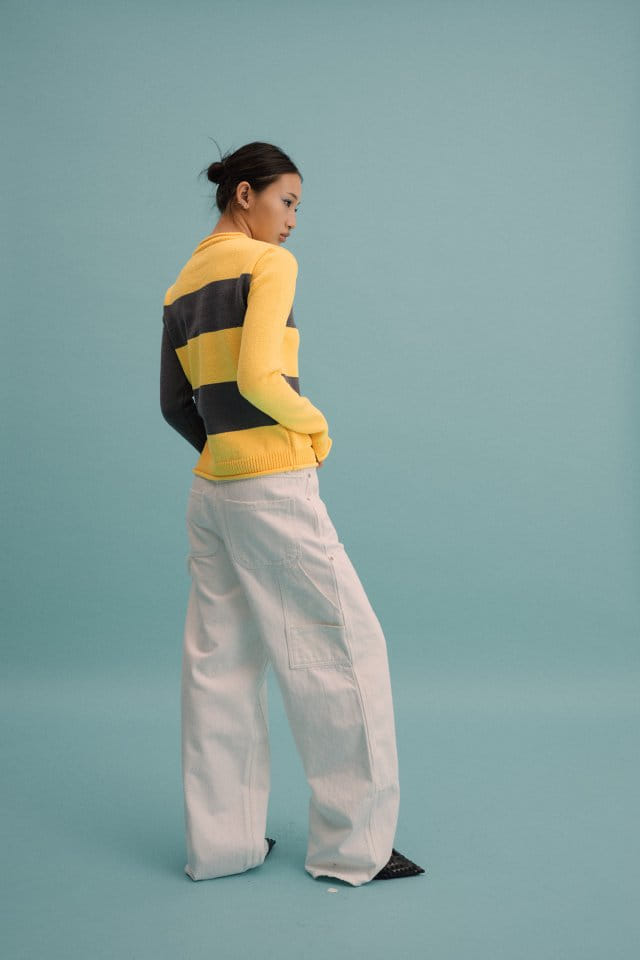 Charlotte - Korean Women Fashion - #momslook - 972 Capender White Deim Pants - 6
