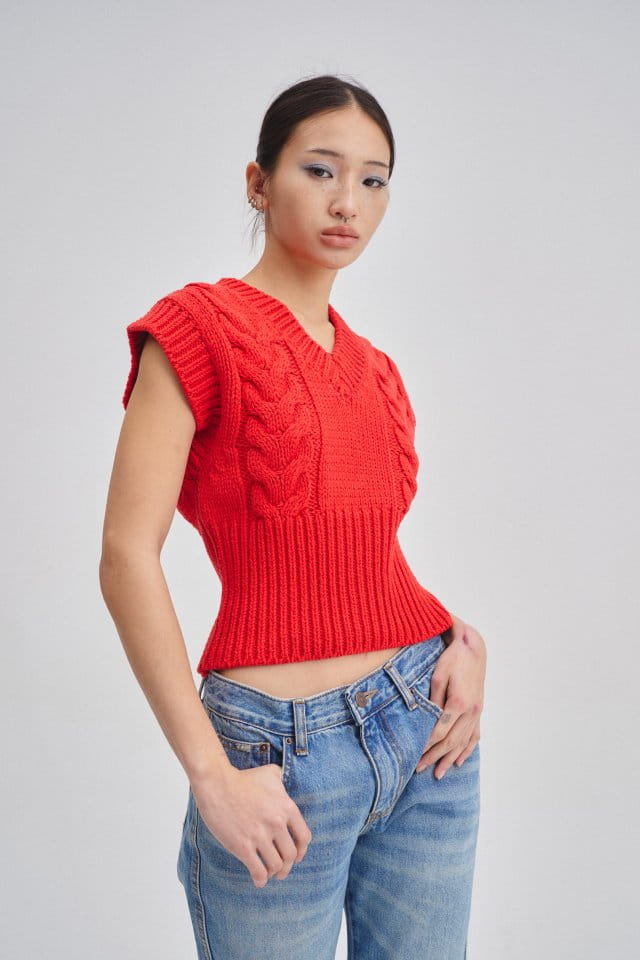 Charlotte - Korean Women Fashion - #womensfashion - Knit Vest