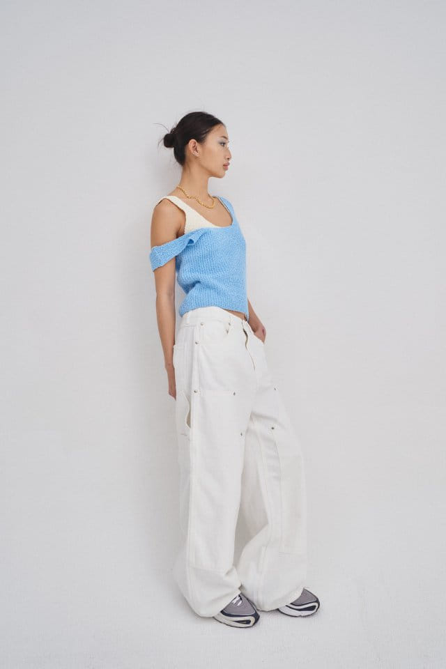 Charlotte - Korean Women Fashion - #womensfashion - 972 Capender White Deim Pants