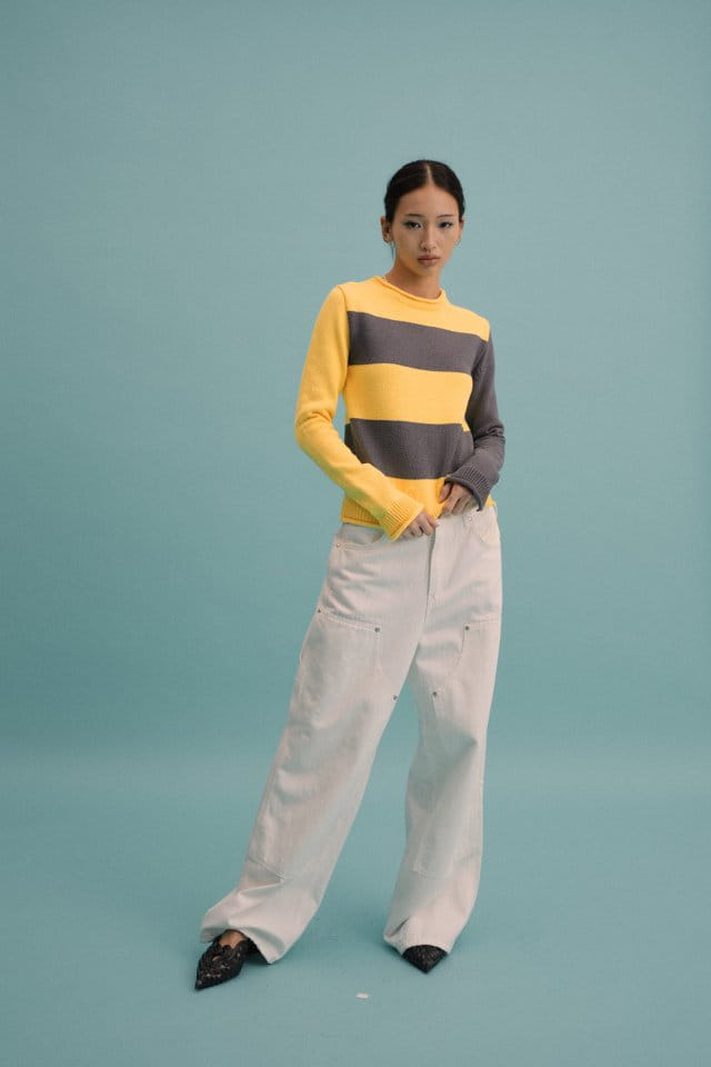 Charlotte - Korean Women Fashion - #womensfashion - 972 Capender White Deim Pants - 7
