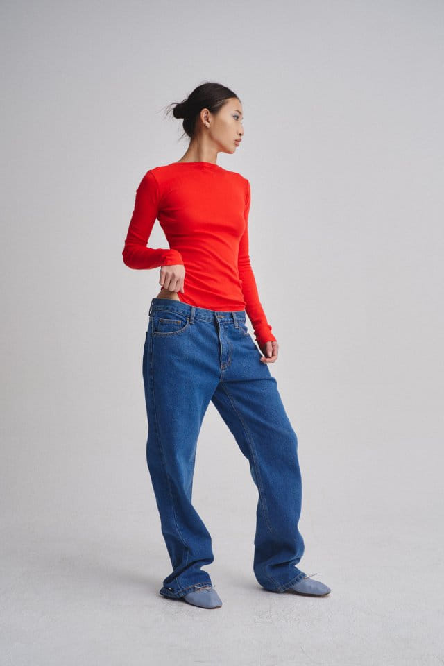 Charlotte - Korean Women Fashion - #momslook - 974 Denim Pants - 4