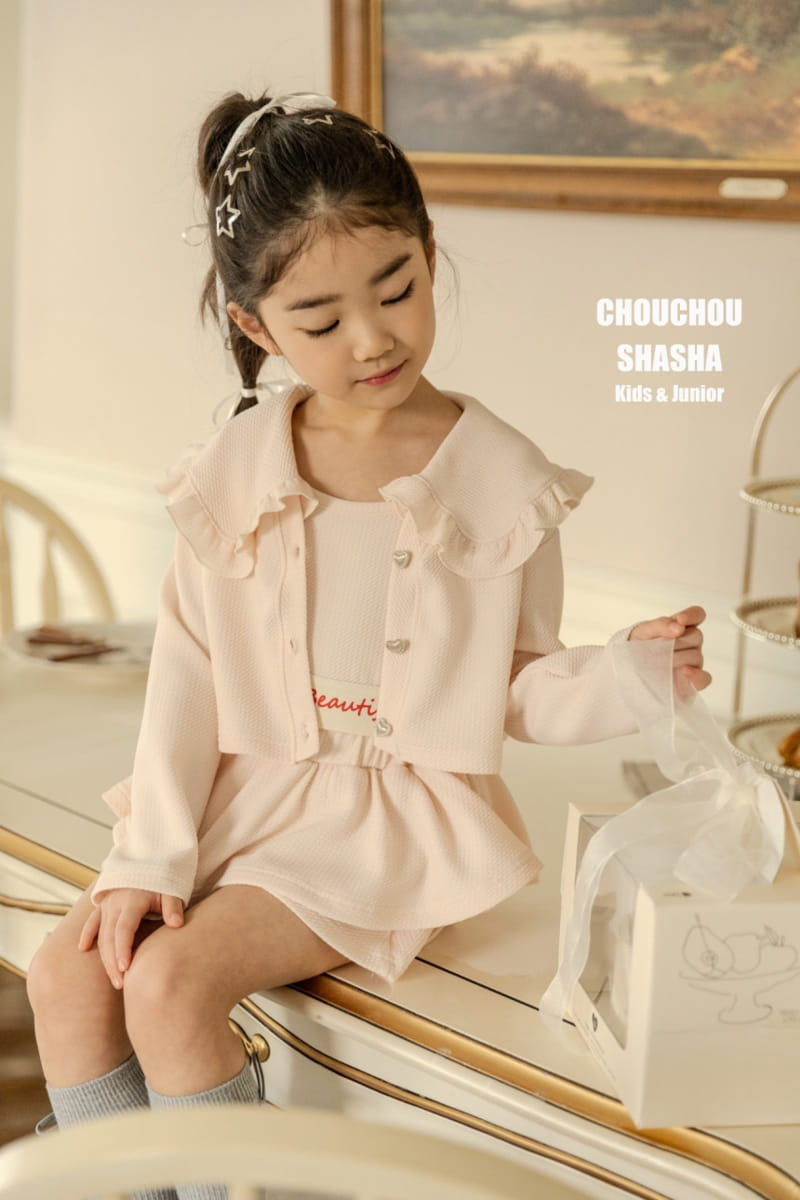 Chouchou Shasha - Korean Children Fashion - #kidzfashiontrend - Beautiful Top Bottom Set  - 4