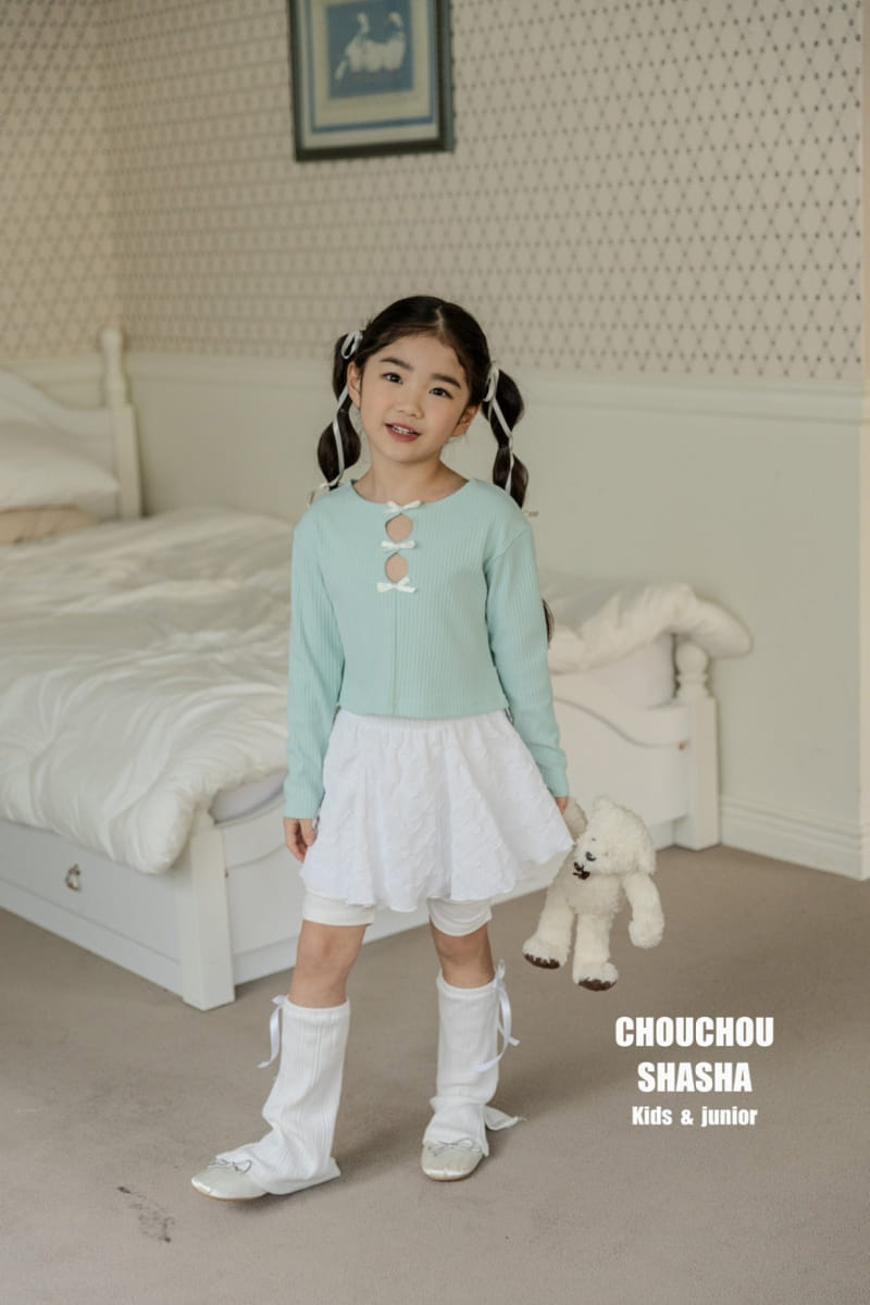 Chouchou Shasha - Korean Children Fashion - #childofig - Heart Skirt Leggigns - 10