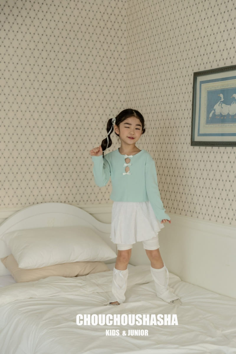 Chouchou Shasha - Korean Children Fashion - #childofig - Heart Skirt Leggigns - 11