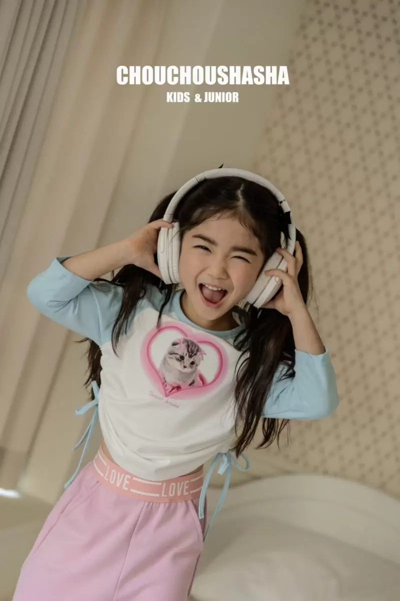 Chouchou Shasha - Korean Children Fashion - #childofig - Mew Raglan Tee - 2