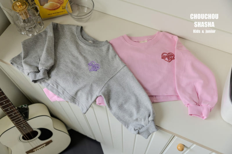 Chouchou Shasha - Korean Children Fashion - #childofig - Love Sweatshirt