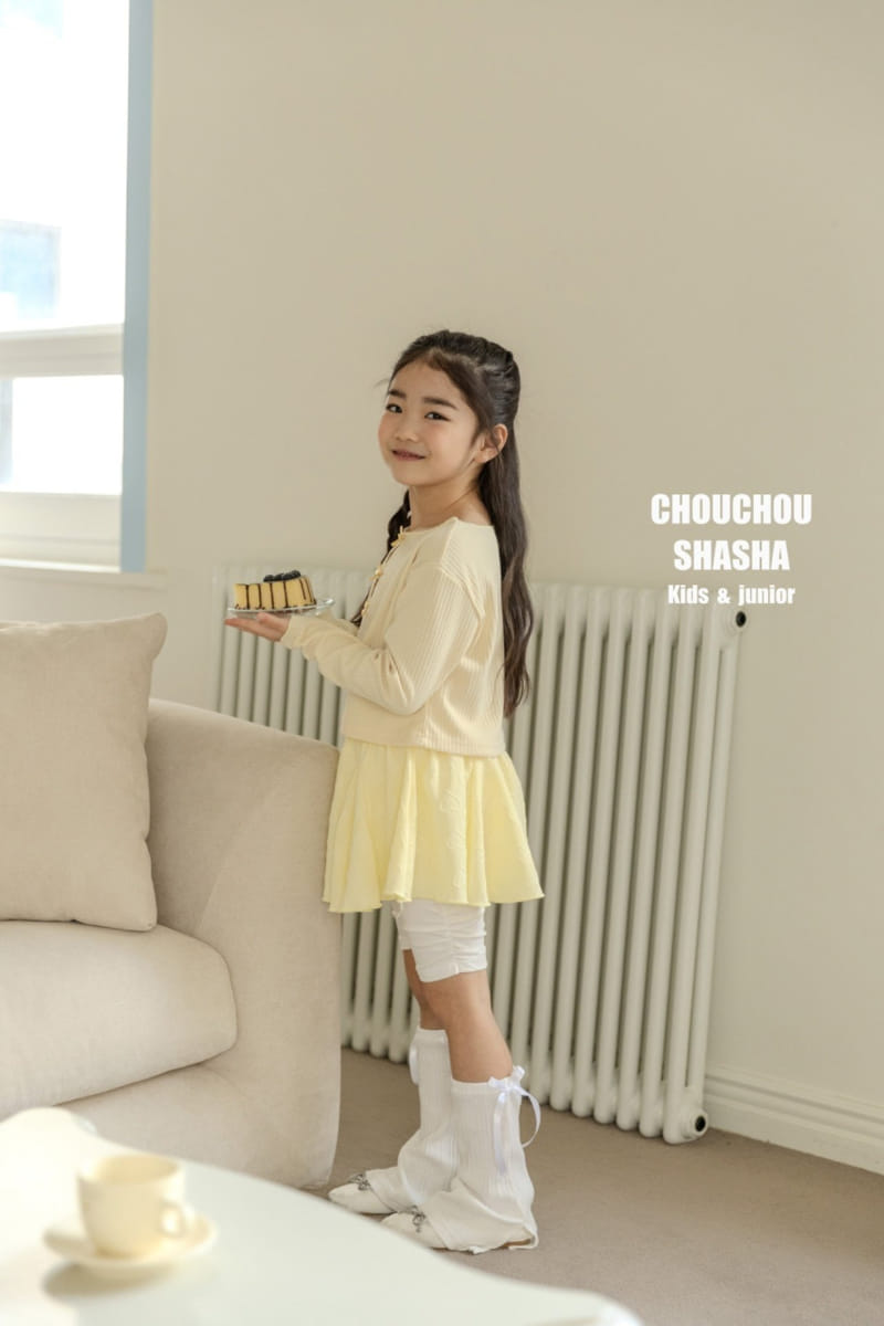 Chouchou Shasha - Korean Children Fashion - #designkidswear - Charlotte Ribbon Tee - 7