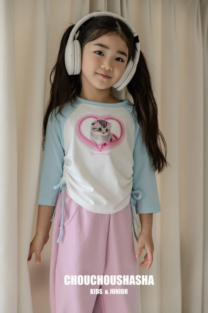 Chouchou Shasha - Korean Children Fashion - #discoveringself - Mew Raglan Tee - 6