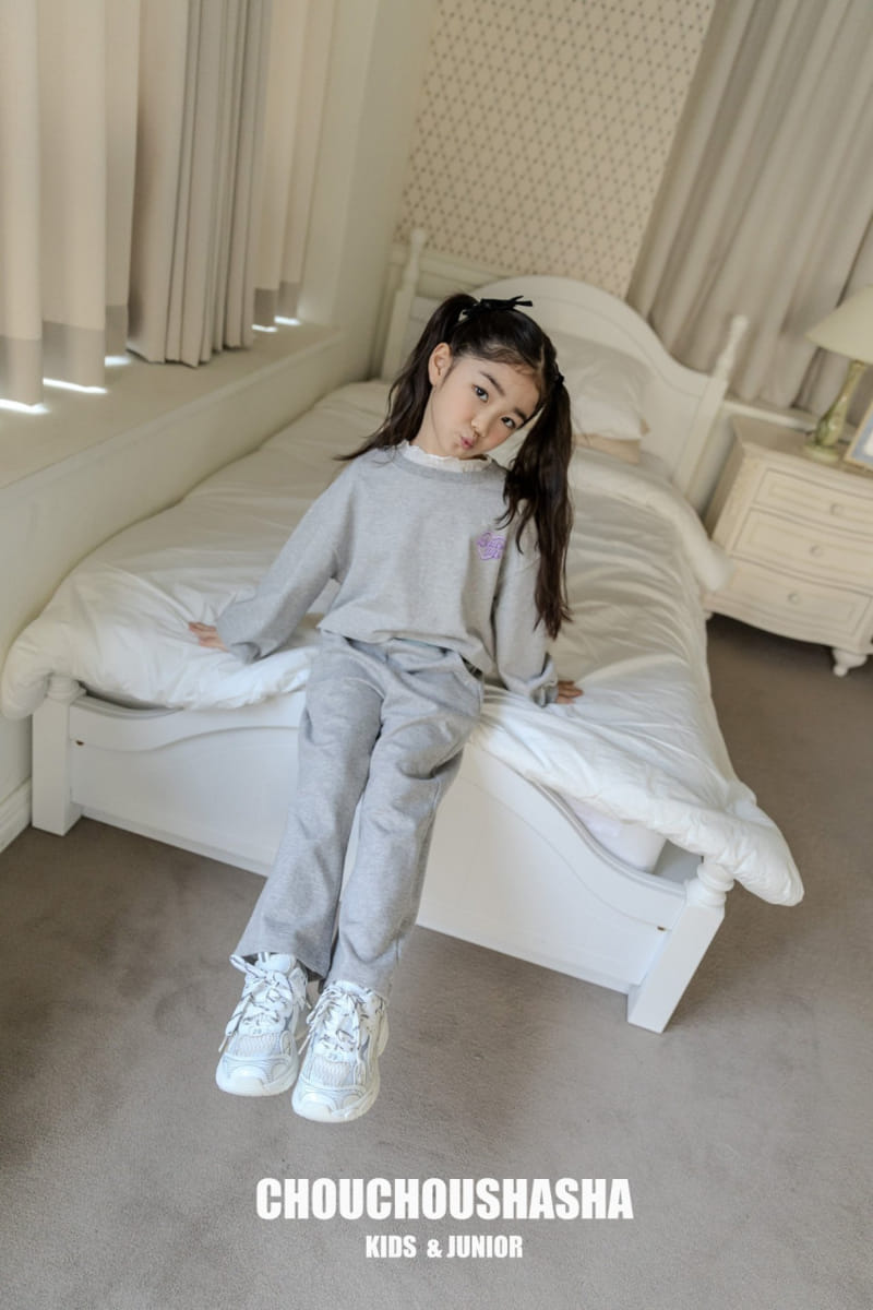 Chouchou Shasha - Korean Children Fashion - #designkidswear - Love Sweatshirt - 4