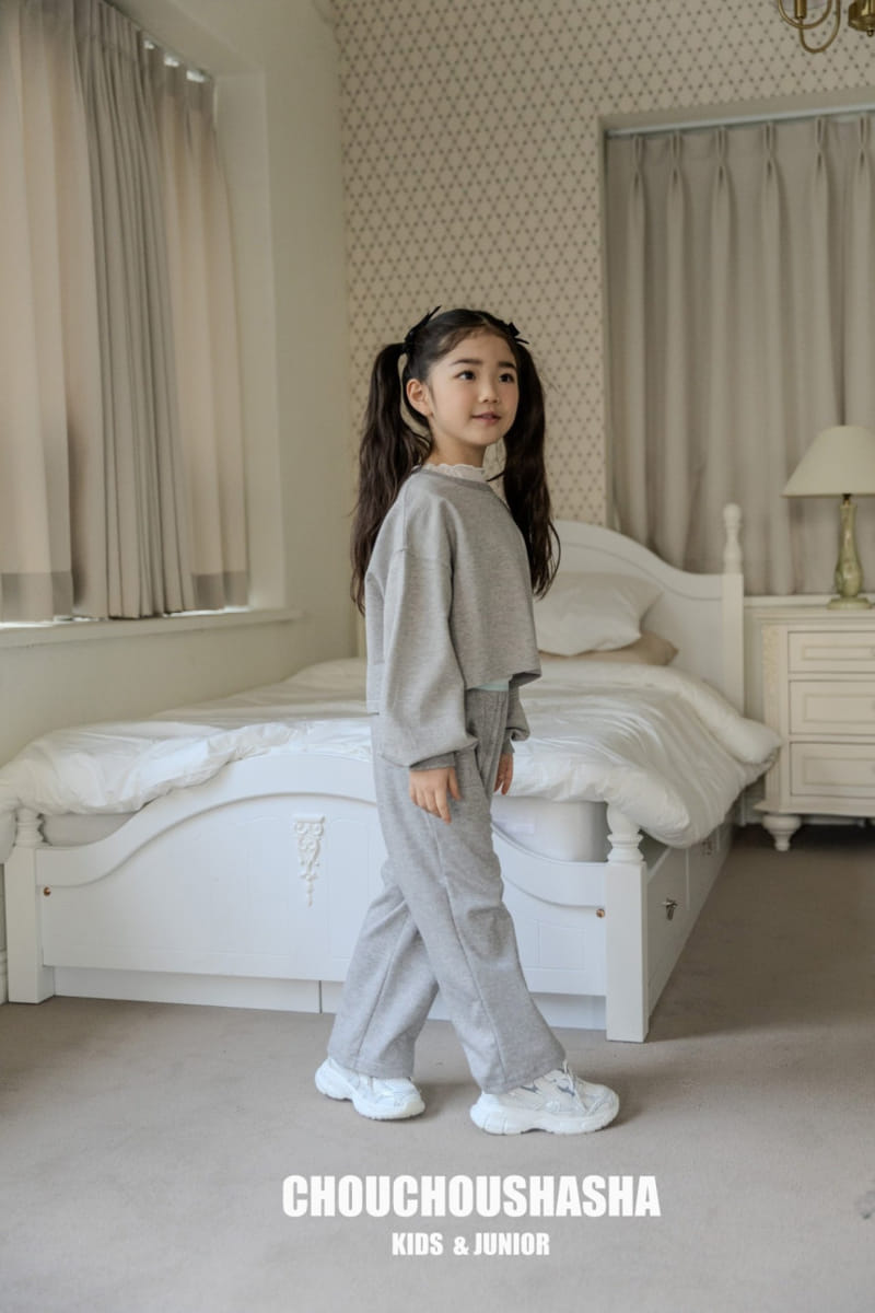 Chouchou Shasha - Korean Children Fashion - #fashionkids - Love Sweatshirt - 5