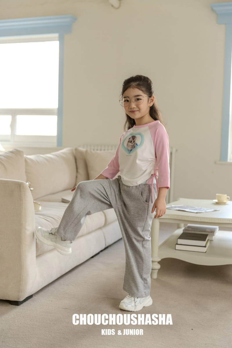 Chouchou Shasha - Korean Children Fashion - #kidsshorts - Love Banding Pants - 6