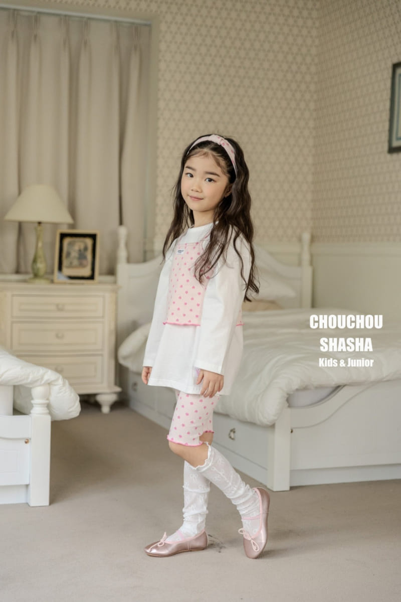 Chouchou Shasha - Korean Children Fashion - #kidsshorts - Issue Slit Tee - 3