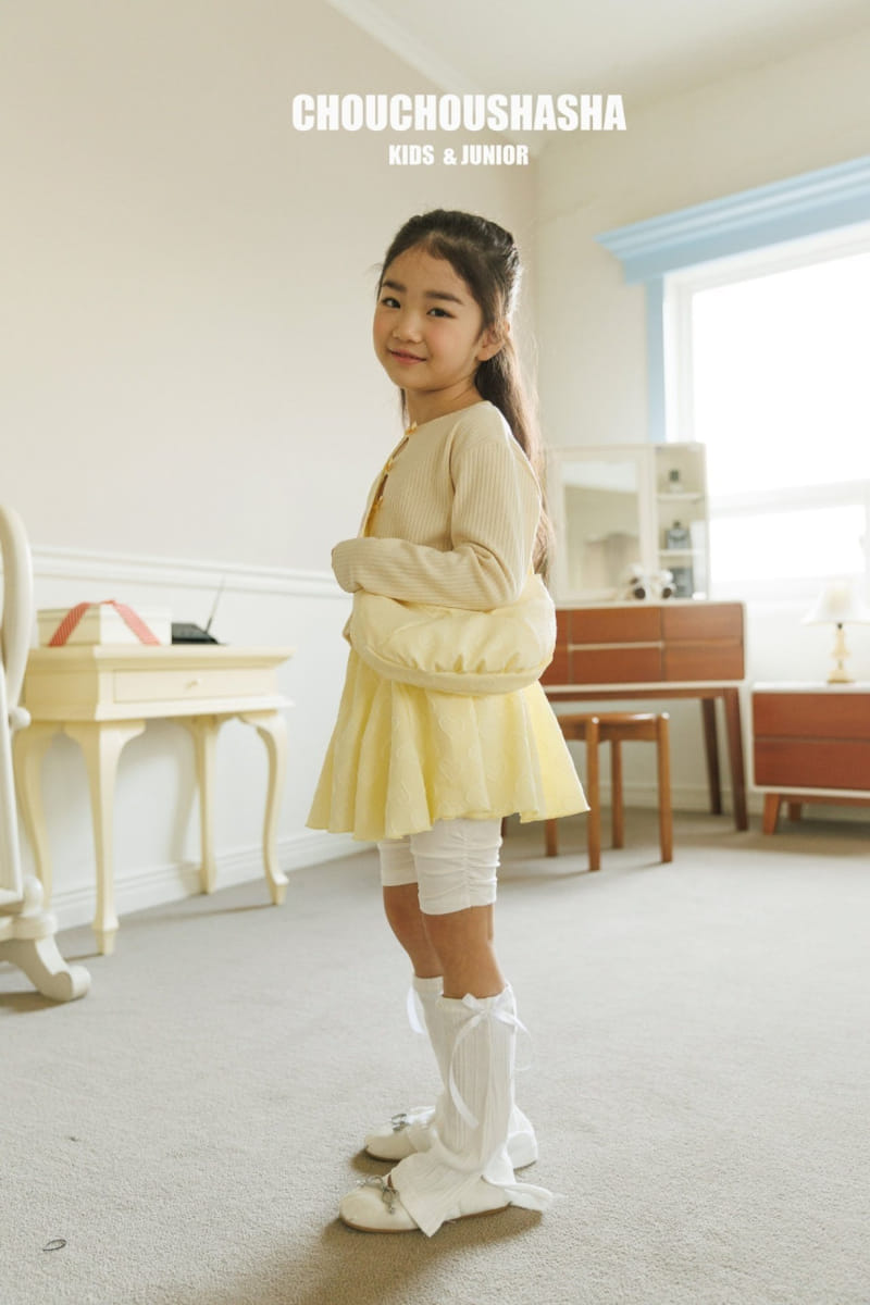 Chouchou Shasha - Korean Children Fashion - #kidsstore - Heart Skirt Leggigns - 3
